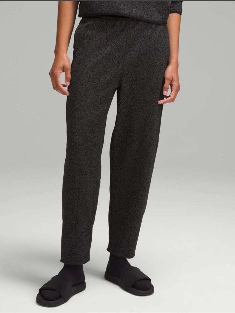 Lululemon lab Double-Knit Jacquard Pant 26" Leopardo Mini Jacquard